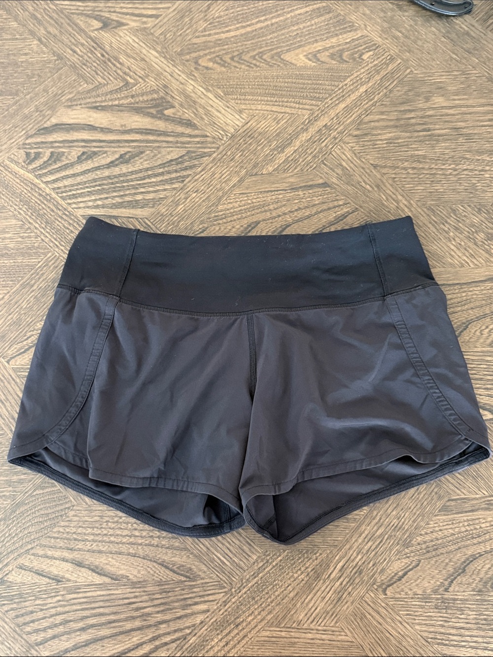 lululemon athletica Black High-Waist Athletic Shorts